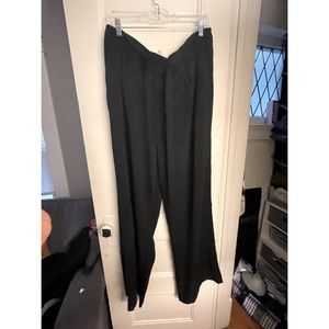 Wide leg, high rise flowy dress pants